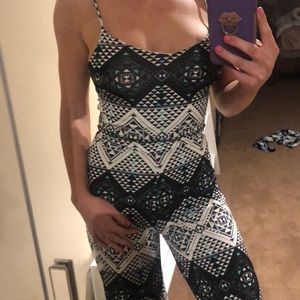 Triangle Patterned One Piece. Size 4.